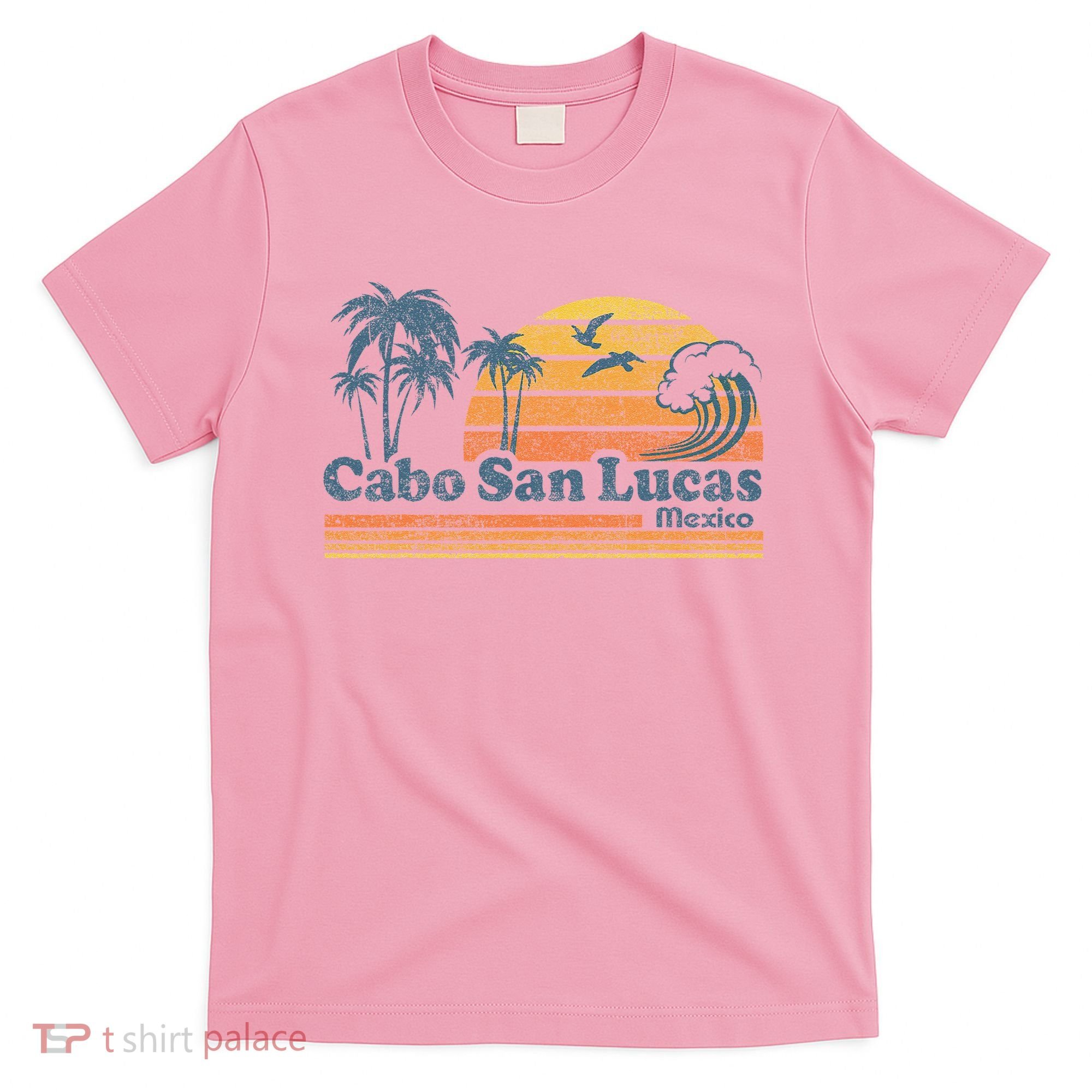 Cabo San Lucas Mexico Beach Summer Vacation Vintage Retro T-Shirt