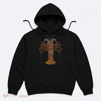 Caribbean Spiny Lobster Bahamas Shellfish Seafood Hoodie thumb 0