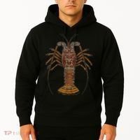 Caribbean Spiny Lobster Bahamas Shellfish Seafood Hoodie thumb 2