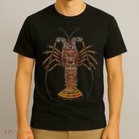 Caribbean Spiny Lobster Bahamas Shellfish Seafood T-Shirt thumb 3