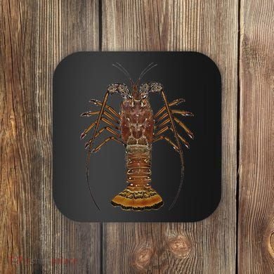 Caribbean Spiny Lobster Bahamas Shellfish Seafood Coaster