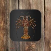 Caribbean Spiny Lobster Bahamas Shellfish Seafood Coaster thumb 0