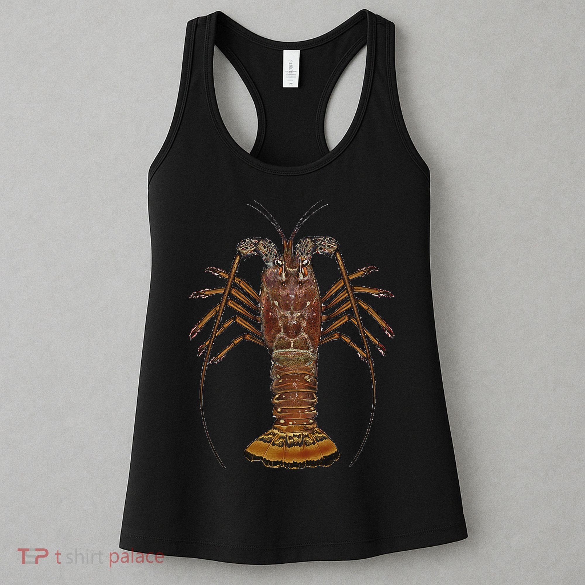 Caribbean Spiny Lobster Bahamas Shellfish Seafood Women's Tank Top