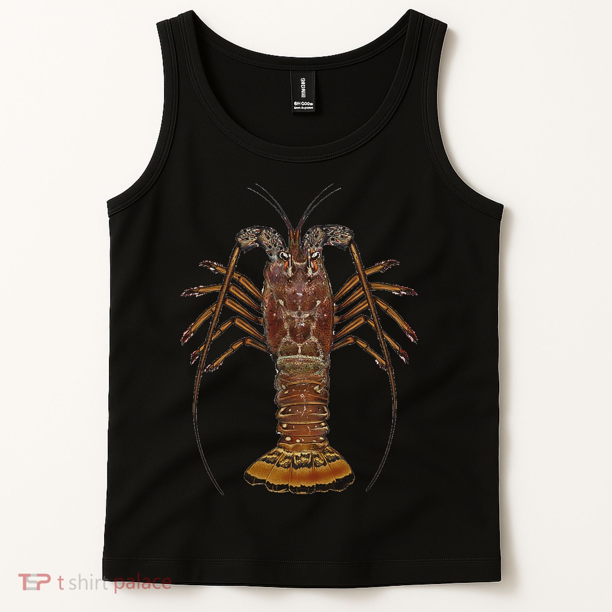 Caribbean Spiny Lobster Bahamas Shellfish Seafood Tank Top