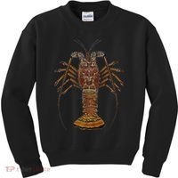 Caribbean Spiny Lobster Bahamas Shellfish Seafood Kids Sweatshirt thumb 0
