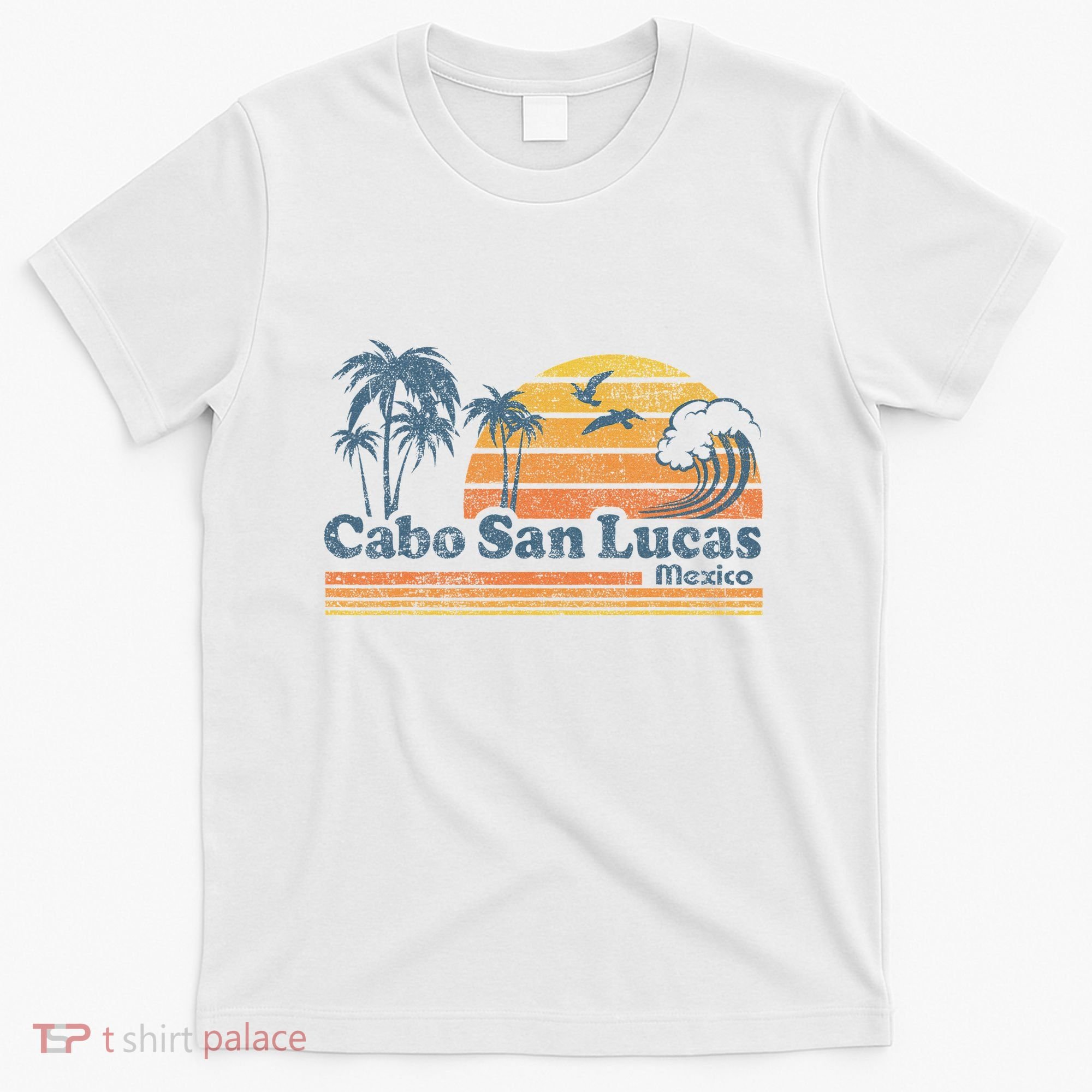 Cabo San Lucas Mexico Beach Summer Vacation Vintage Retro T-Shirt
