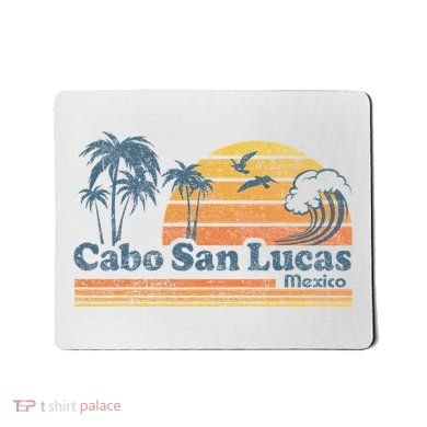 Cabo San Lucas Mexico Beach Summer Vacation Vintage Retro Mousepad