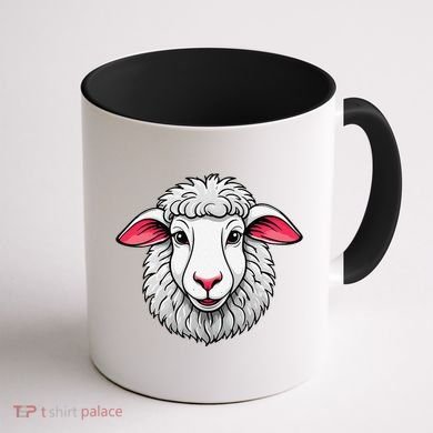 Cute Shee.P Lamb Farm Animals Cuddly Pets Coffee Mug back