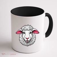 Cute Shee.P Lamb Farm Animals Cuddly Pets Coffee Mug thumb 1