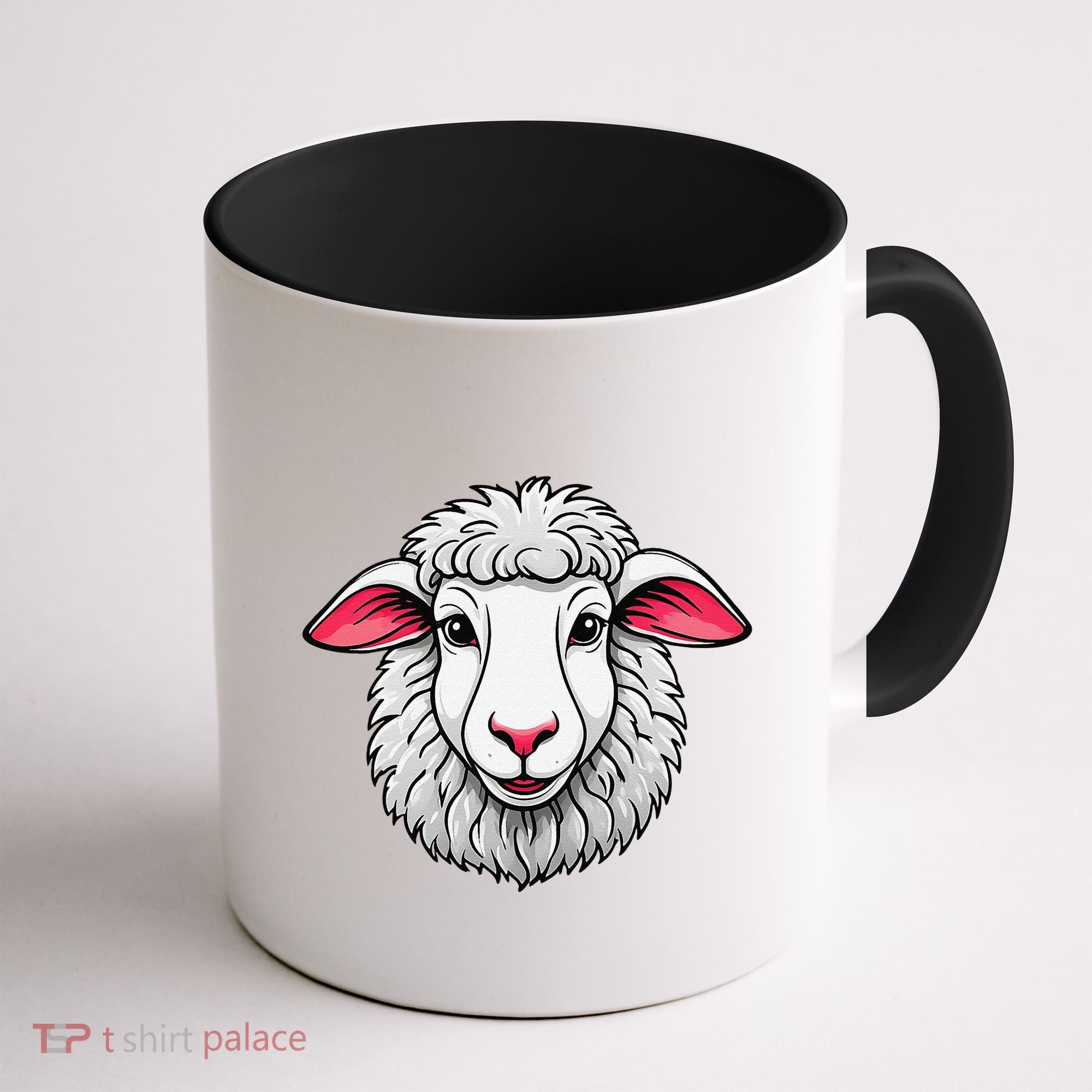Cute Shee.P Lamb Farm Animals Cuddly Pets Coffee Mug