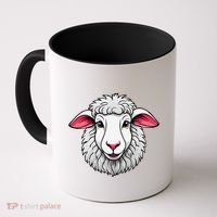 Cute Shee.P Lamb Farm Animals Cuddly Pets Coffee Mug thumb 0