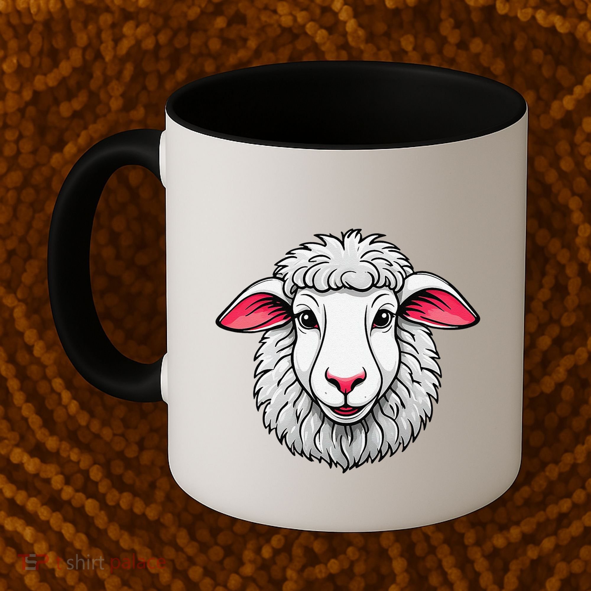 Cute Shee.P Lamb Farm Animals Cuddly Pets Coffee Mug