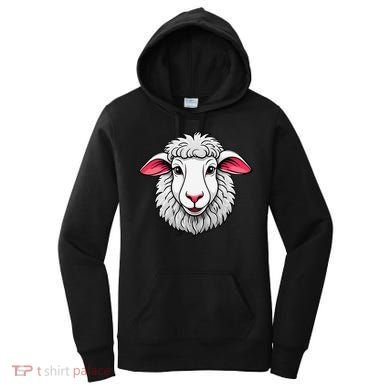 Cute Shee.P Lamb Farm Animals Cuddly Pets Women's Hoodie