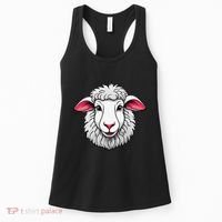Cute Shee.P Lamb Farm Animals Cuddly Pets Women's Tank Top thumb 0