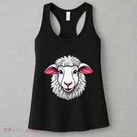 Cute Shee.P Lamb Farm Animals Cuddly Pets Women's Tank Top thumb 3