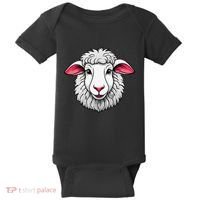 Cute Shee.P Lamb Farm Animals Cuddly Pets Baby Bodysuit thumb 0