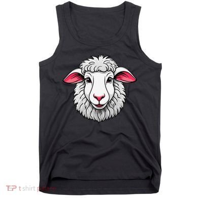Cute Shee.P Lamb Farm Animals Cuddly Pets Tank Top