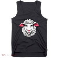 Cute Shee.P Lamb Farm Animals Cuddly Pets Tank Top thumb 0