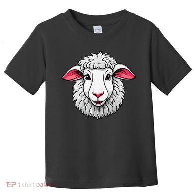 Cute Shee.P Lamb Farm Animals Cuddly Pets Toddler T-Shirt