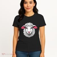 Cute Shee.P Lamb Farm Animals Cuddly Pets Women's T-Shirt thumb 4
