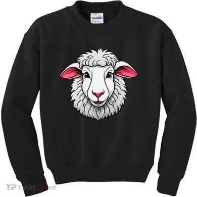 Cute Shee.P Lamb Farm Animals Cuddly Pets Kids Sweatshirt