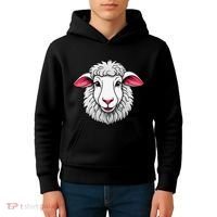 Cute Shee.P Lamb Farm Animals Cuddly Pets Kids Hoodie thumb 4