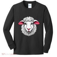 Cute Shee.P Lamb Farm Animals Cuddly Pets Kids Long Sleeve Shirt thumb 0