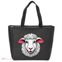 Cute Shee.P Lamb Farm Animals Cuddly Pets Tote Bag thumb 0