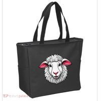 Cute Shee.P Lamb Farm Animals Cuddly Pets Tote Bag thumb 2