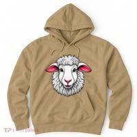 Cute Shee.P Lamb Farm Animals Cuddly Pets Hoodie thumb 0