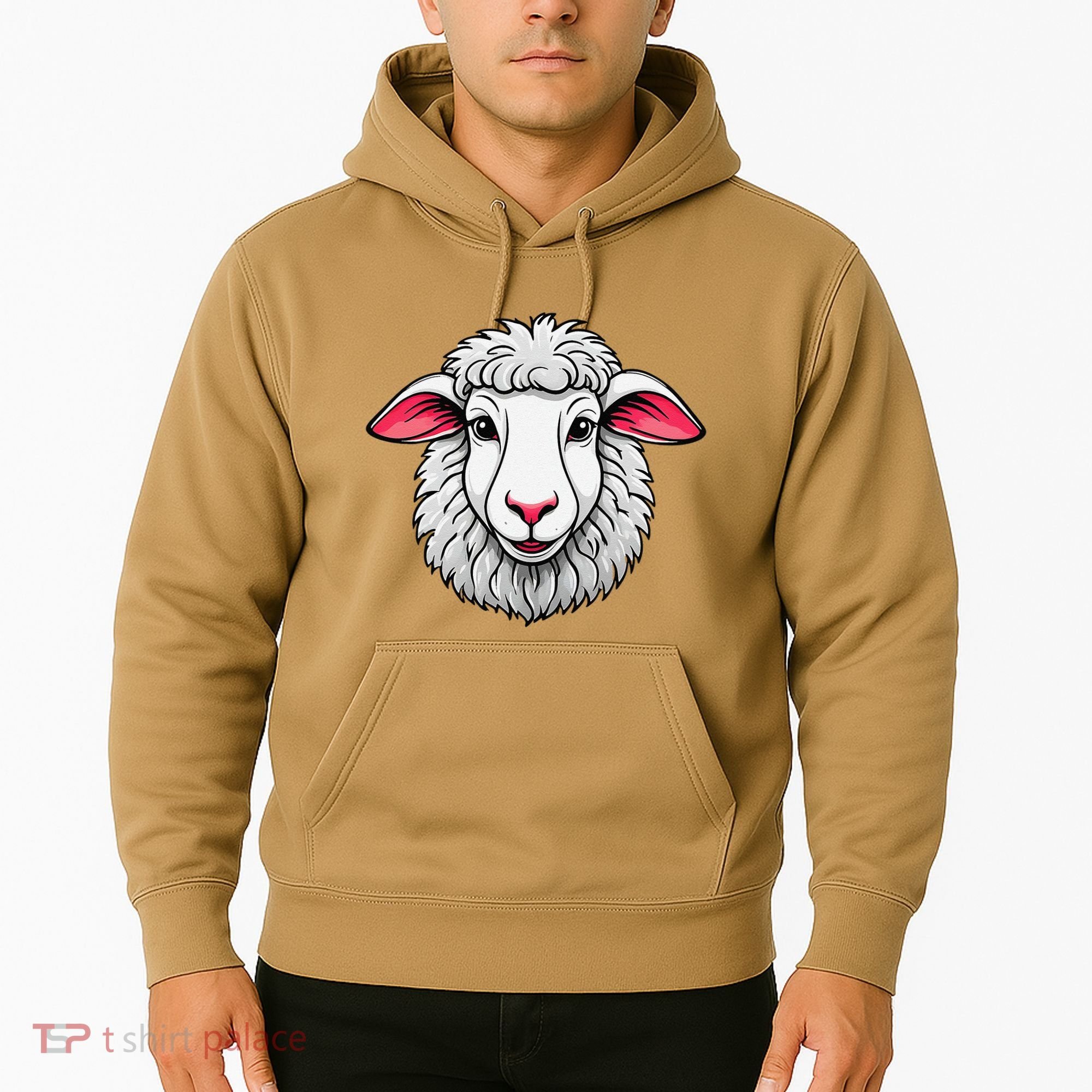 Cute Shee.P Lamb Farm Animals Cuddly Pets Hoodie