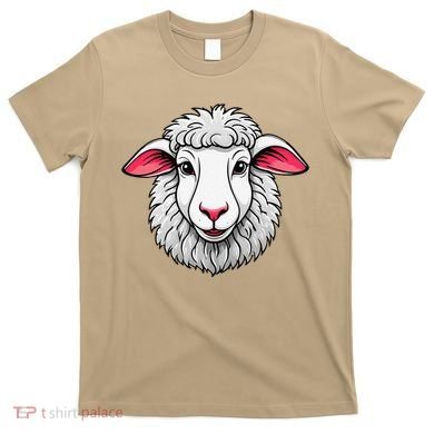 Cute Shee.P Lamb Farm Animals Cuddly Pets T-Shirt