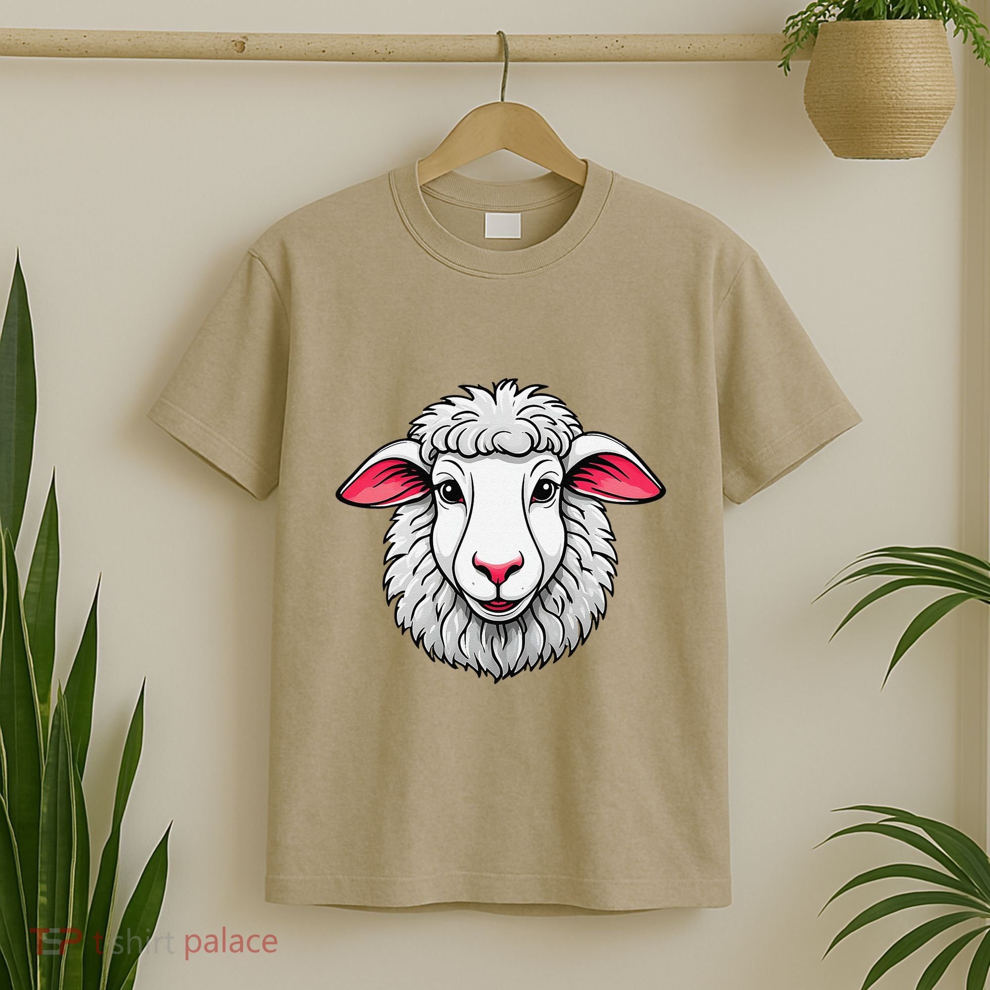Cute Shee.P Lamb Farm Animals Cuddly Pets T-Shirt