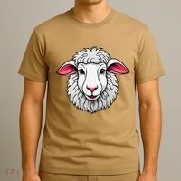 Cute Shee.P Lamb Farm Animals Cuddly Pets T-Shirt thumb 3