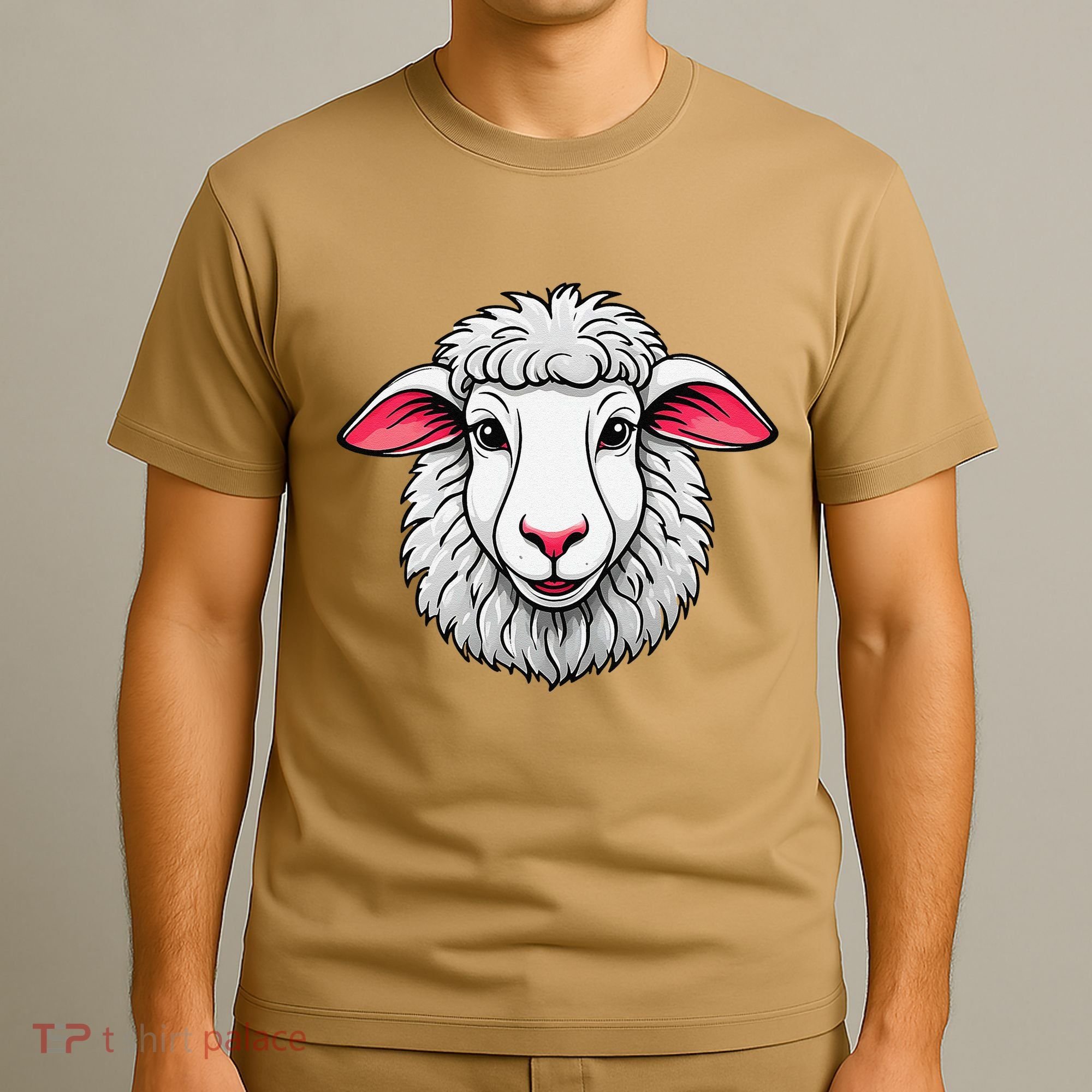 Cute Shee.P Lamb Farm Animals Cuddly Pets T-Shirt