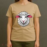 Cute Shee.P Lamb Farm Animals Cuddly Pets T-Shirt thumb 4