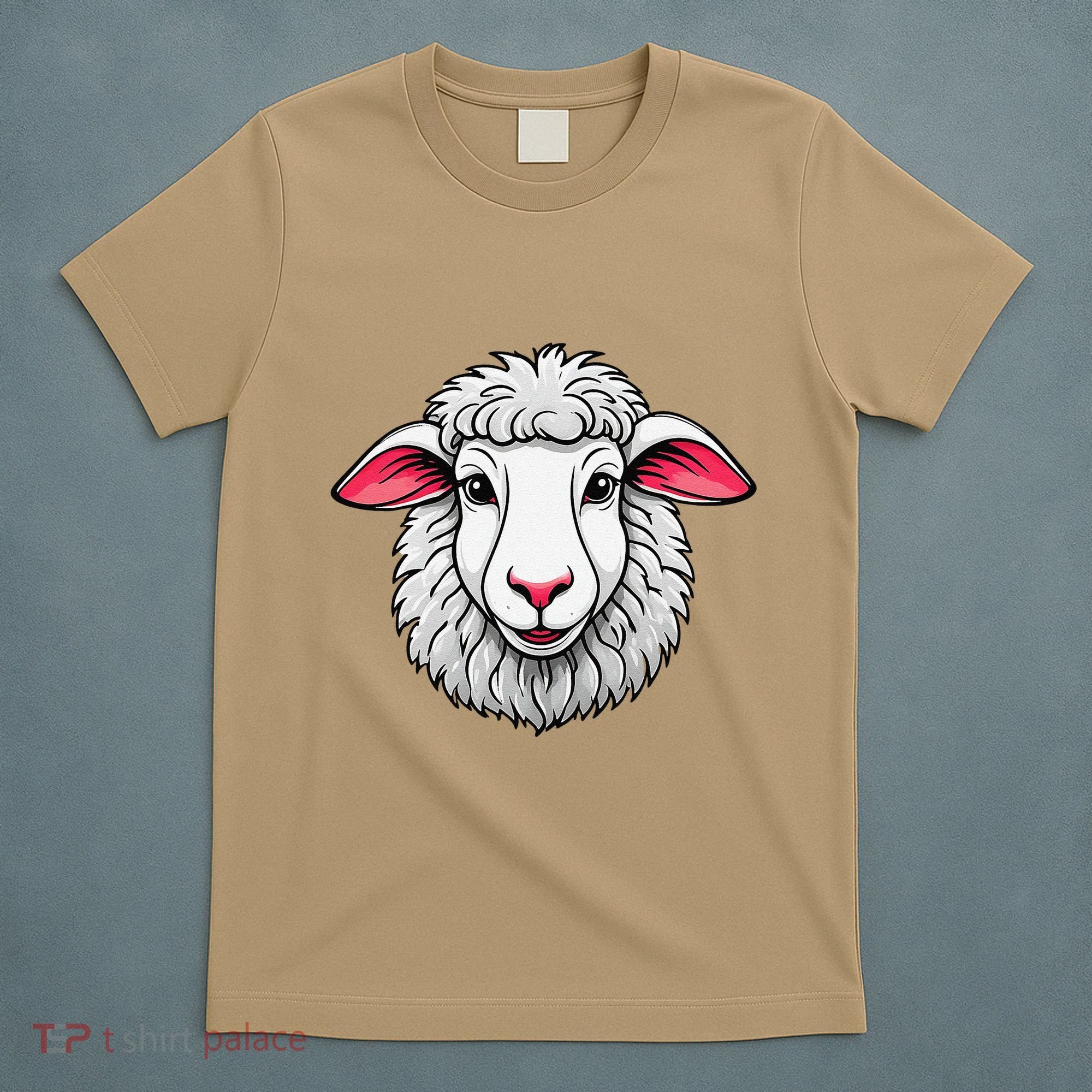 Cute Shee.P Lamb Farm Animals Cuddly Pets T-Shirt