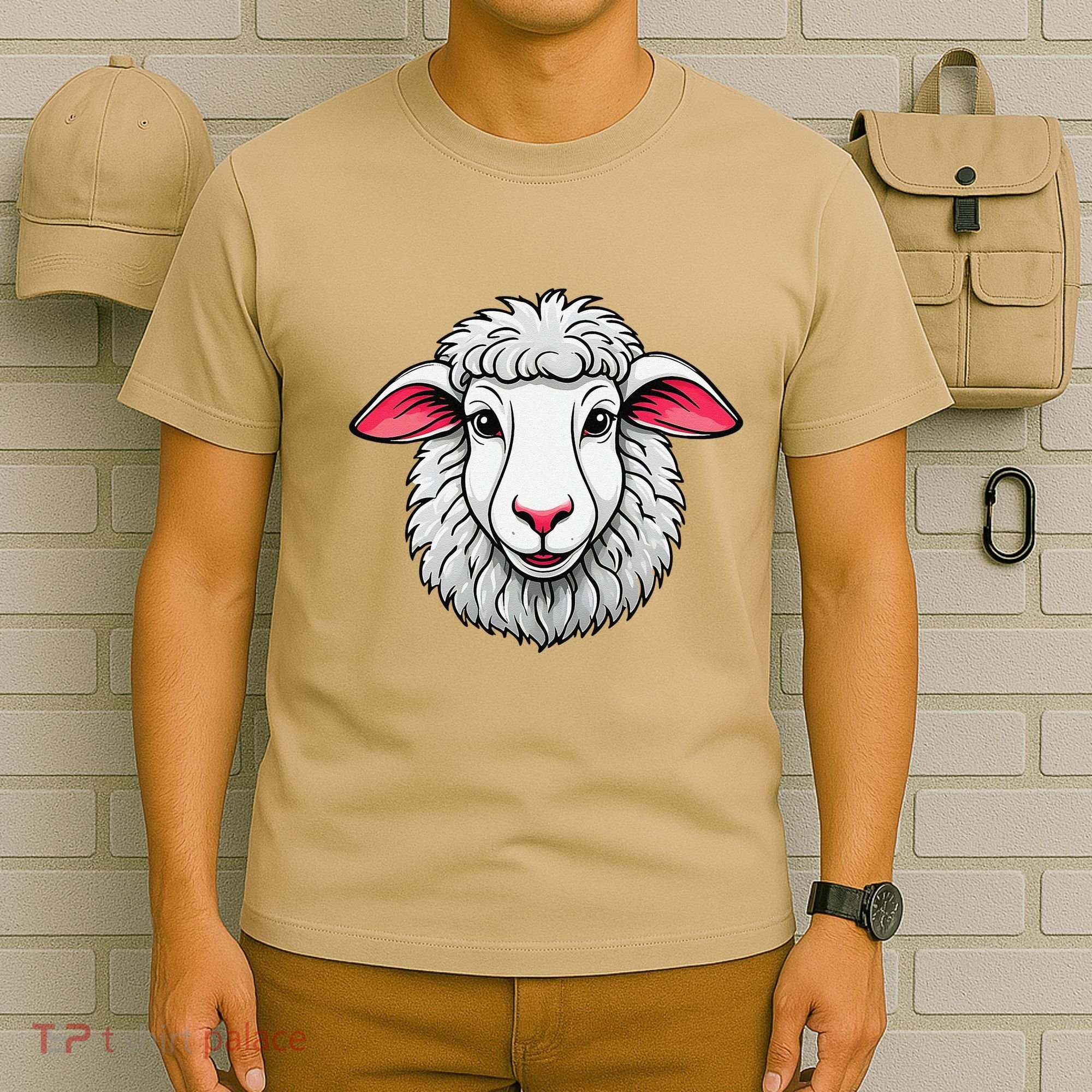 Cute Shee.P Lamb Farm Animals Cuddly Pets T-Shirt