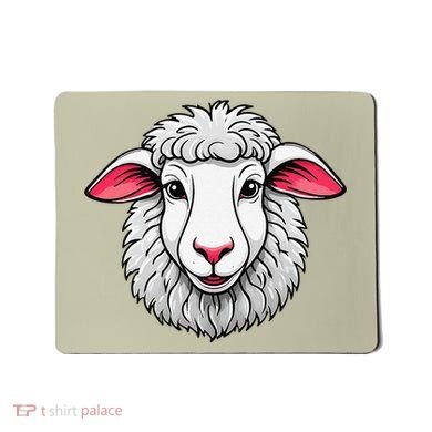 Cute Shee.P Lamb Farm Animals Cuddly Pets Mousepad