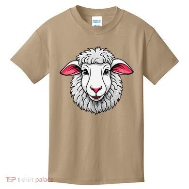 Cute Shee.P Lamb Farm Animals Cuddly Pets Kids T-Shirt