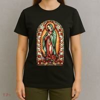 Catholic Saint Lady Of Guadalupe Graphic Women Virgin Mary T-Shirt thumb 4