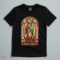 Catholic Saint Lady Of Guadalupe Graphic Women Virgin Mary T-Shirt thumb 5