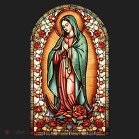 Catholic Saint Lady Of Guadalupe Graphic Women Virgin Mary Beanie thumb 2
