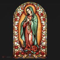Catholic Saint Lady Of Guadalupe Graphic Women Virgin Mary Mousepad thumb 1