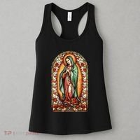 Catholic Saint Lady Of Guadalupe Graphic Women Virgin Mary Women's Tank Top thumb 3