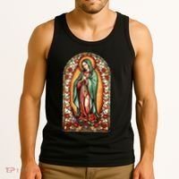 Catholic Saint Lady Of Guadalupe Graphic Women Virgin Mary Tank Top thumb 3