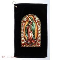 Catholic Saint Lady Of Guadalupe Graphic Women Virgin Mary Golf Towel thumb 0