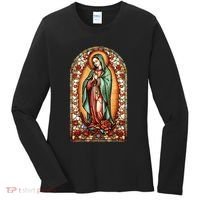 Catholic Saint Lady Of Guadalupe Graphic Women Virgin Mary Women's Long Sleeve Shirt thumb 0