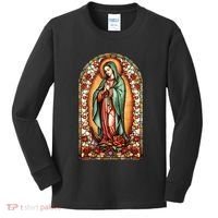 Catholic Saint Lady Of Guadalupe Graphic Women Virgin Mary Kids Long Sleeve Shirt thumb 0