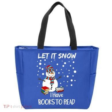 Cute Snow Let It Snow I Have Books Reader Gift Tote Bag